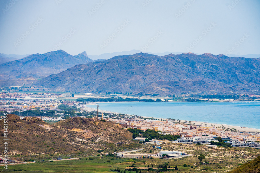 Cityscape of the village of Mojacar (Almeria, Andalusia, Spain)