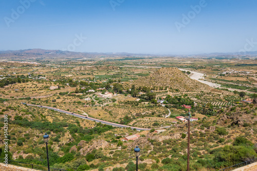 Cityscape of the village of Mojacar (Almeria, Andalusia, Spain)