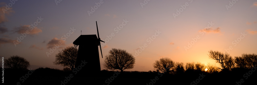 Bembridge Windmill at Sunrise - Bembridge, Isle of Wight, UK