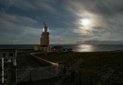 St.Catherine's Lighthouse, Undercliff, Niton, Isle of Wight, UK photo