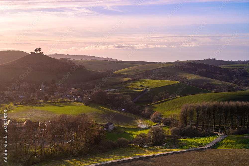 Naklejka premium Colmer's Hill, Symondsbury, Dorset