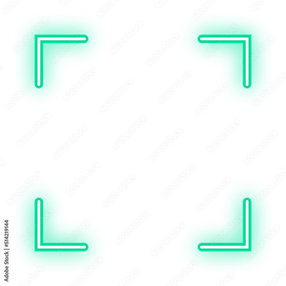 neon square split frame neon square split frame