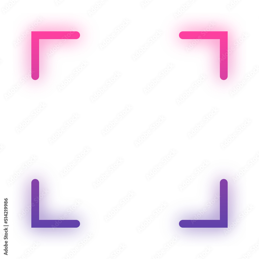 glow gradient square split frame glow gradient square split frame