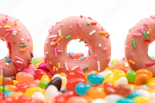 Get a close-up of a delicious doughnut