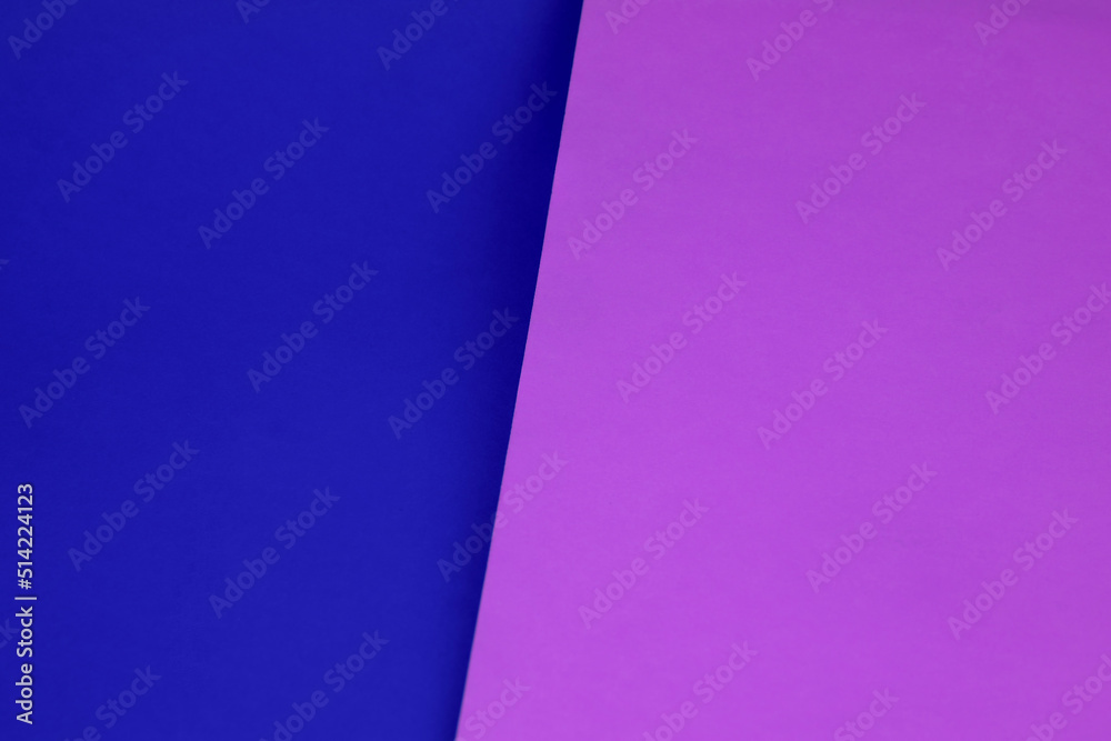Dark vs light abstract Background with plain subtle smooth contrast blue  purple pink colours parted into two