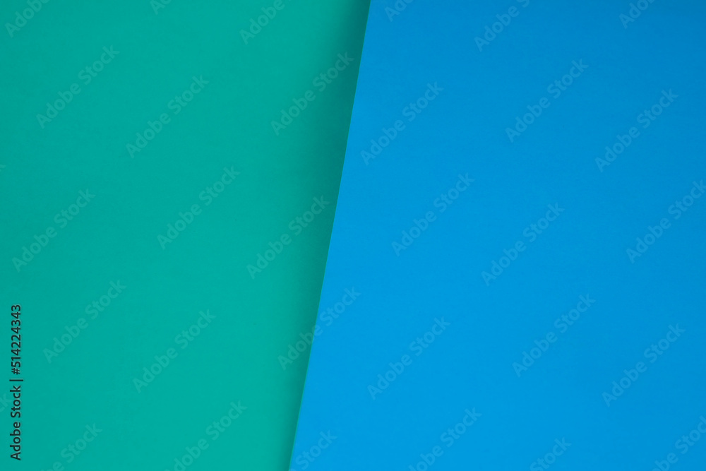 Dark vs light abstract Background with plain subtle smooth de saturated green blue colours