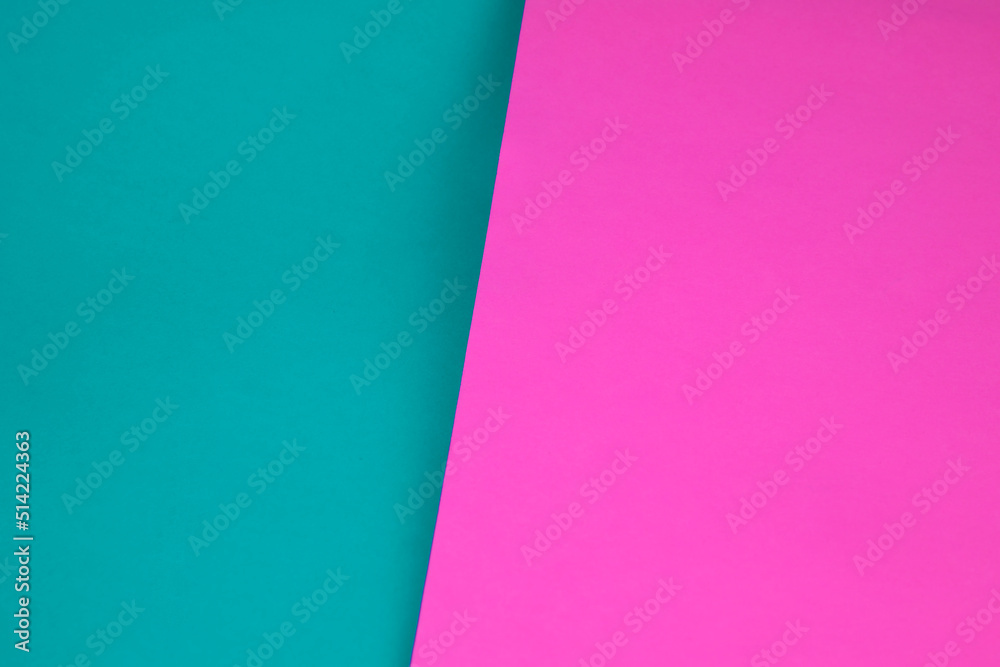 Dark vs light abstract Background with plain subtle smooth  de saturated blue pink colours parted into two