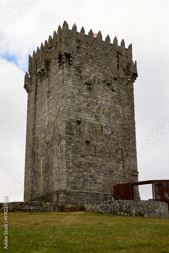 Montalegre (Portugal), June 24, 2022. Medieval castle. It is a national monument since 1910, it was built in the 13th century as a defense of the northern border of the Kingdom of Portugal photo