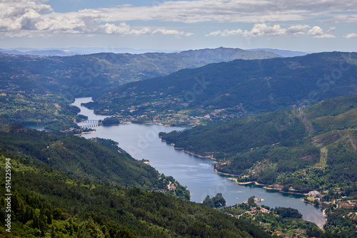 Panoramic view of a reservoir in the Gerês Natural Park, in the north of the country. © Ricardo