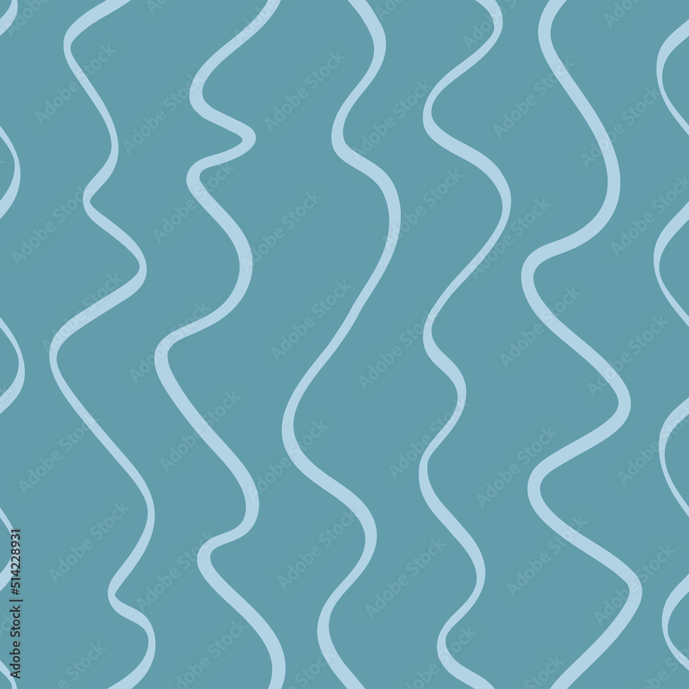 Creative vertical stripes seamless pattern. Waves background. Abstract wavy line endless wallpaper
