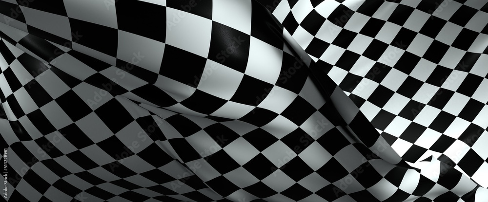 Obraz premium checkered flag, end race background
