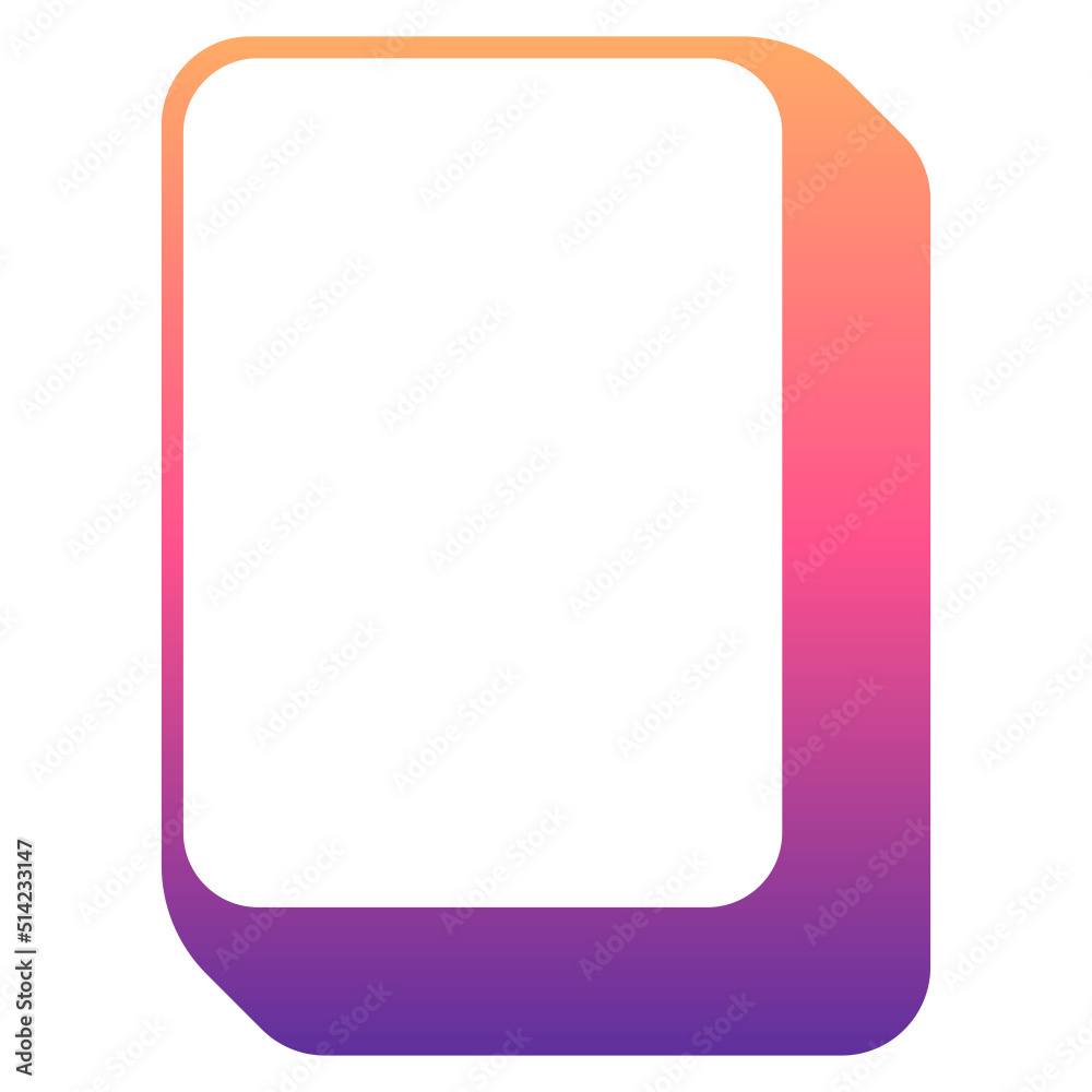 gradient rectangle box frame
