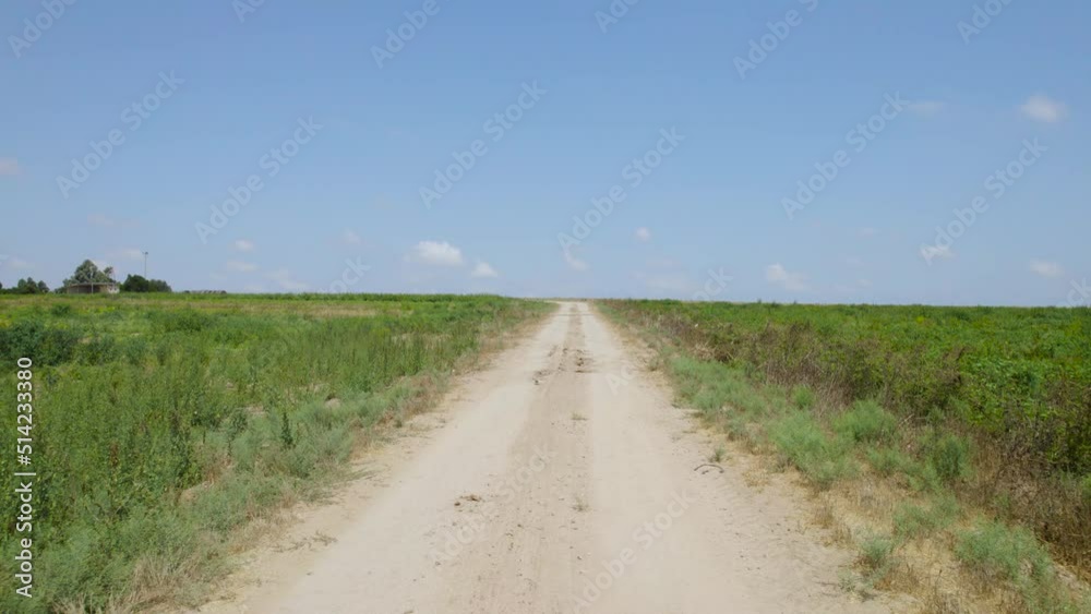 Field Road At Sdot Negev , Israel Field Road At Sdot Negev , Israel