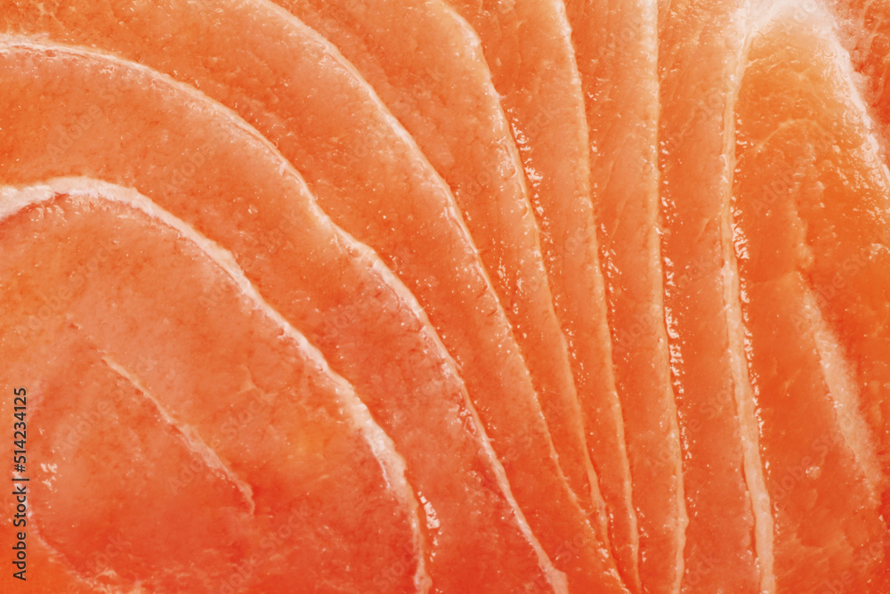 Fresh raw Salmon texture background