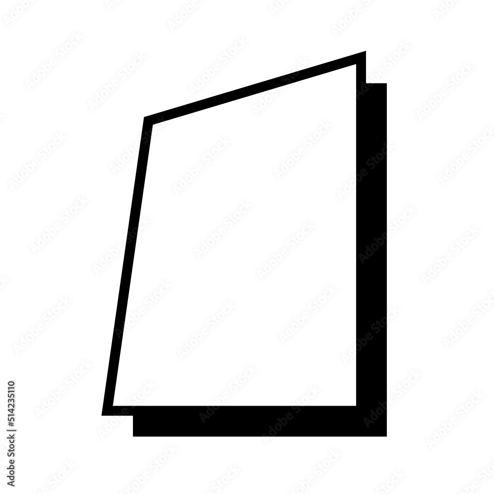 geometric shadow frame
