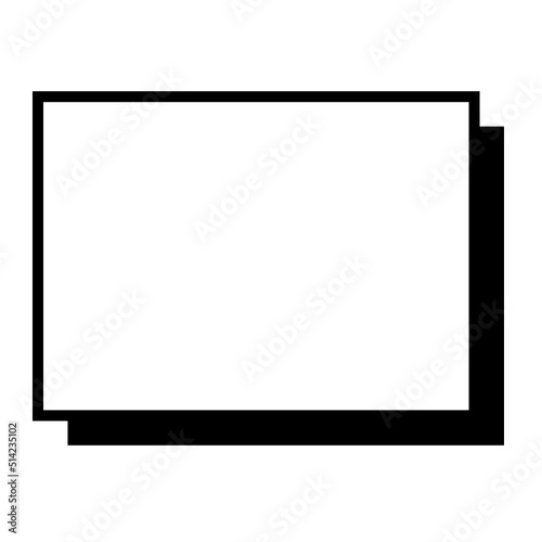 geometric shadow frame
