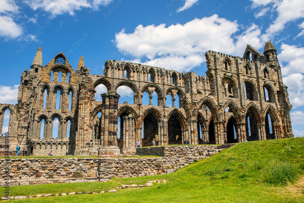 Whitby Abbey in North Yorkshire, UK