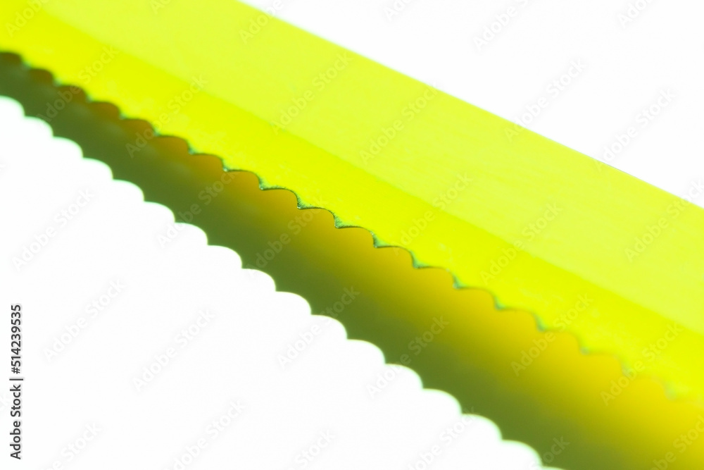 Fototapeta premium staggered shape pattern illustration with white negative space and yellow gradient