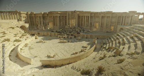 Ruins of ancient Palmyra Syria
