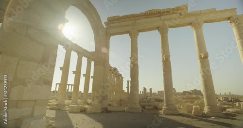 Ruins of ancient Palmyra Syria