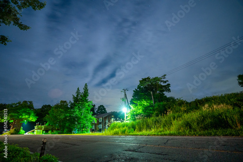 夏の田舎の夜のイメージ © Lavantraveljp