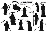 grim reaper silhouettes