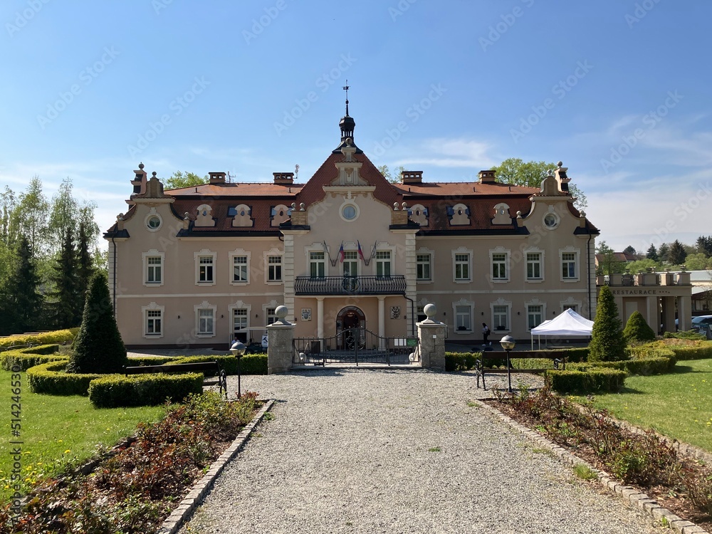 Berchtold Castle in Kunice, Czech Republic
