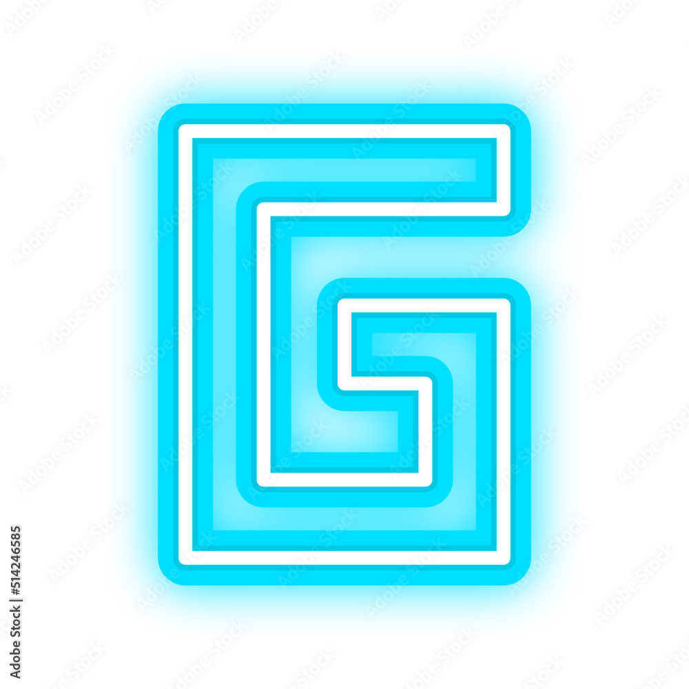 neon letter font neon letter font