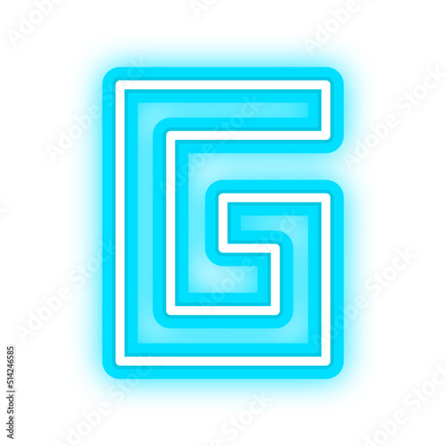 neon letter font