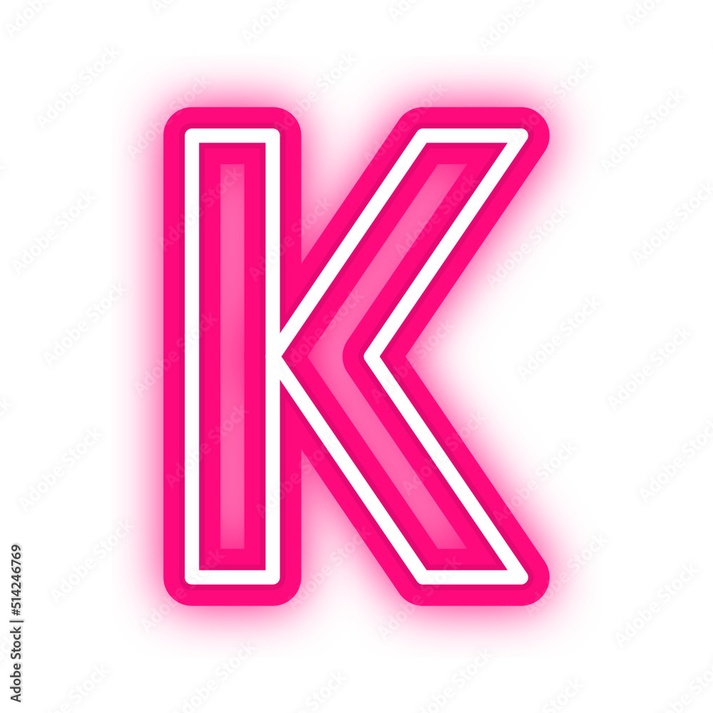 neon letter font neon letter font