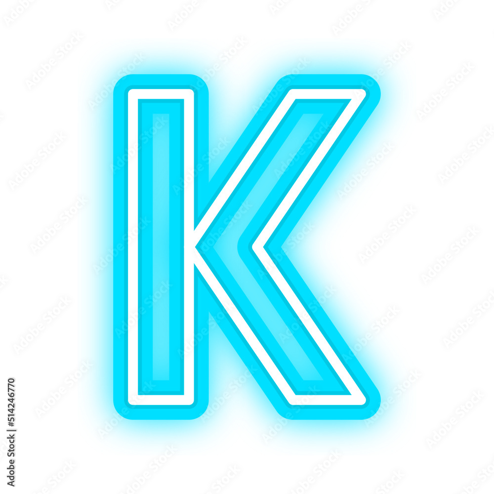 neon letter font neon letter font