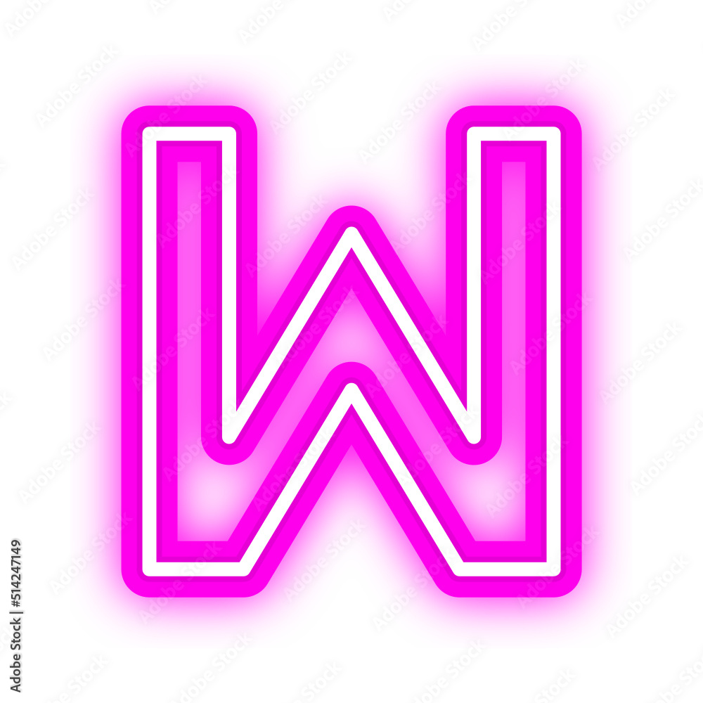 neon letter font neon letter font