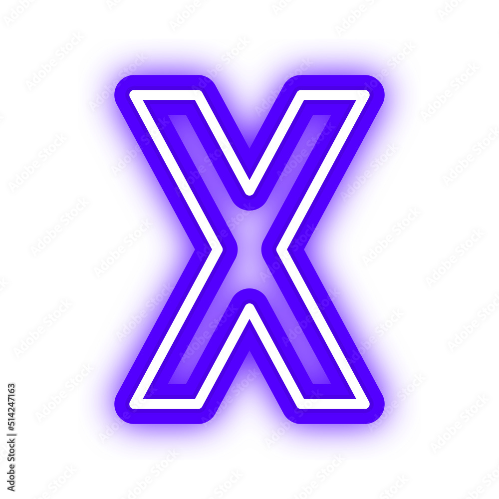 neon letter font neon letter font