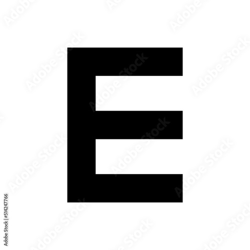 black alphabet letter font © KEN111