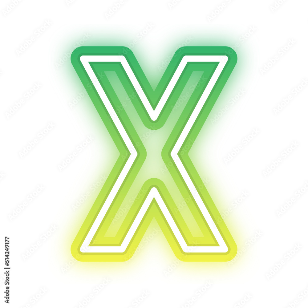 gradient neon alphabet letter font gradient neon alphabet letter font