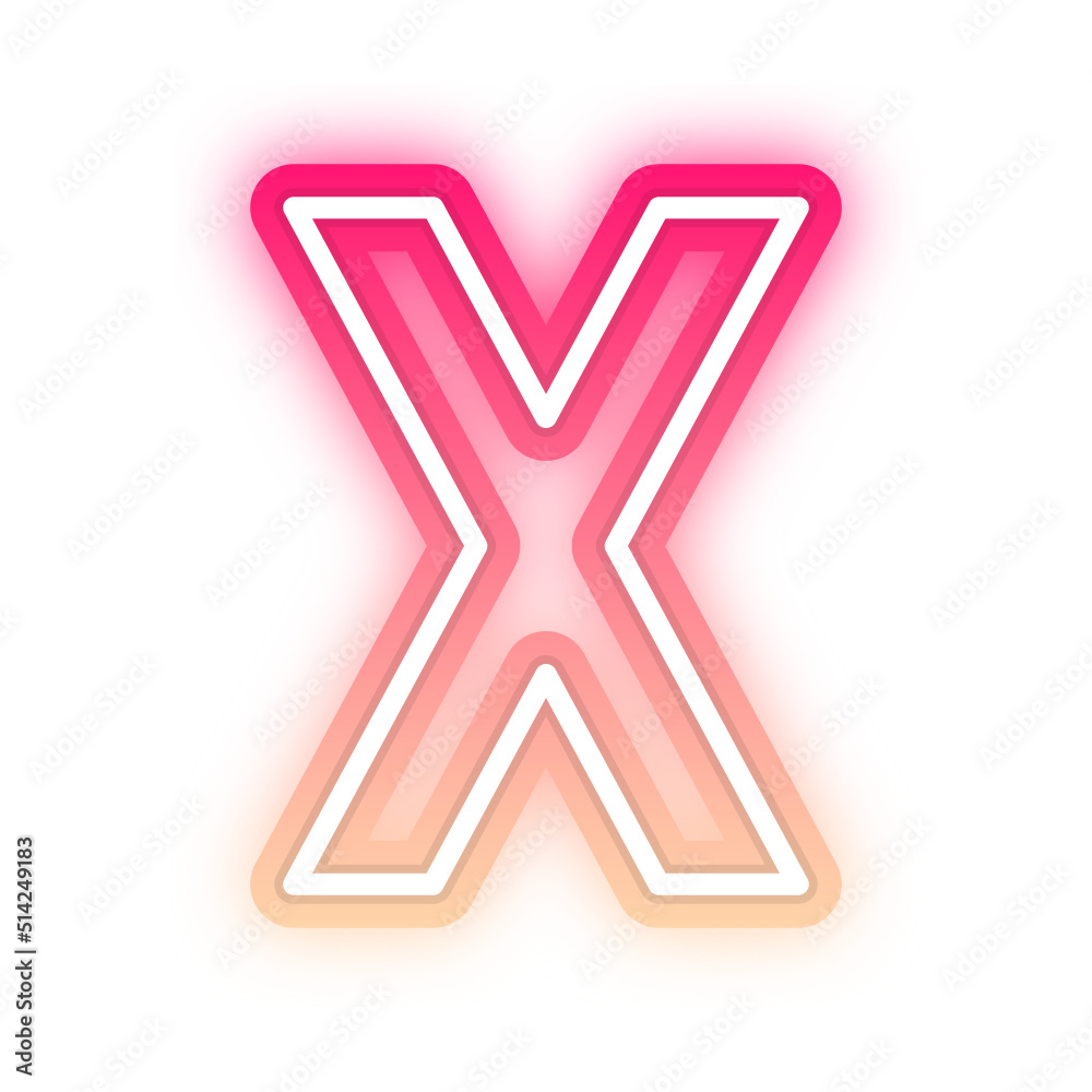 gradient neon alphabet letter font gradient neon alphabet letter font