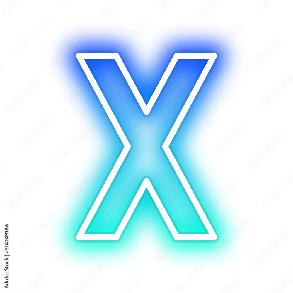gradient neon alphabet letter font gradient neon alphabet letter font
