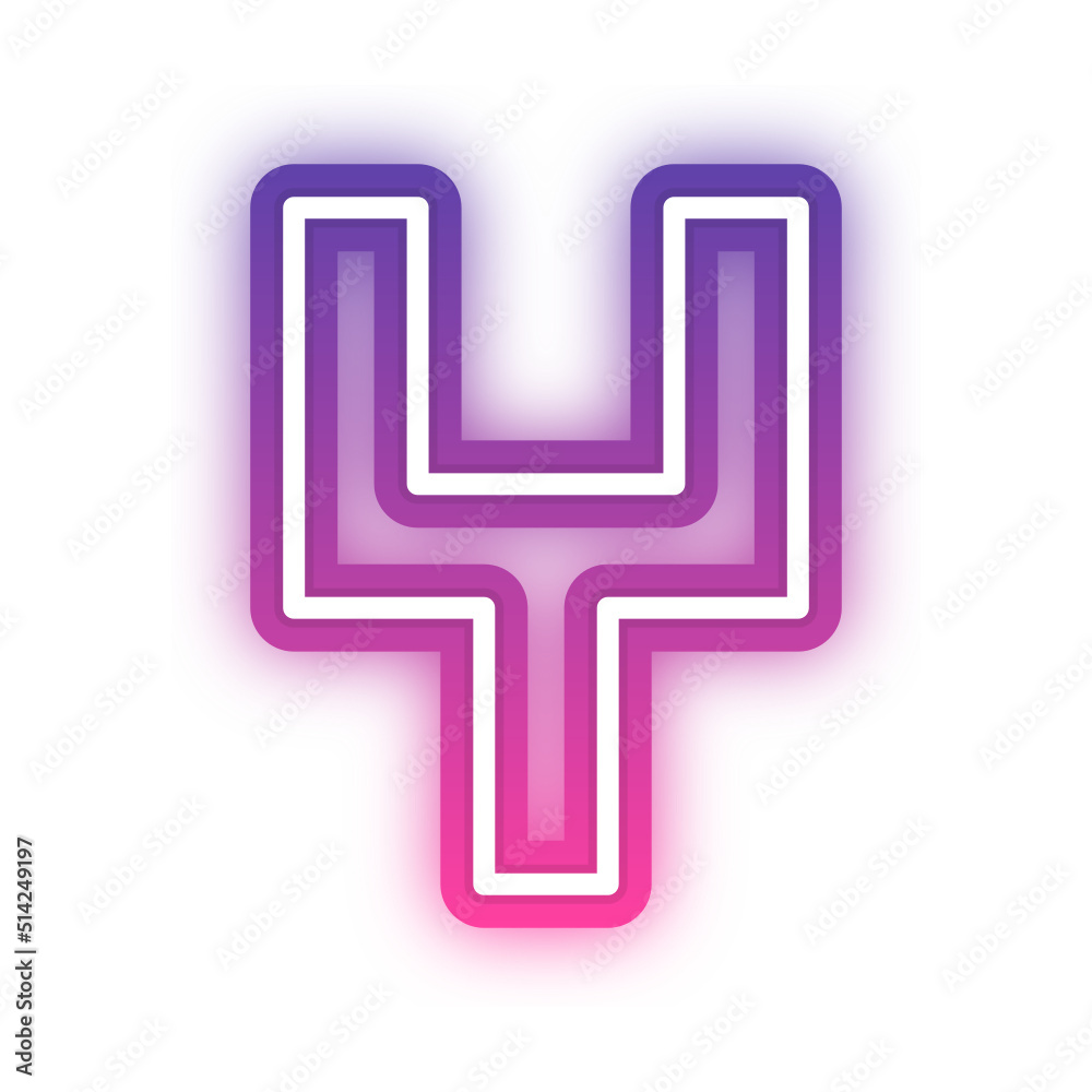 gradient neon alphabet letter font gradient neon alphabet letter font