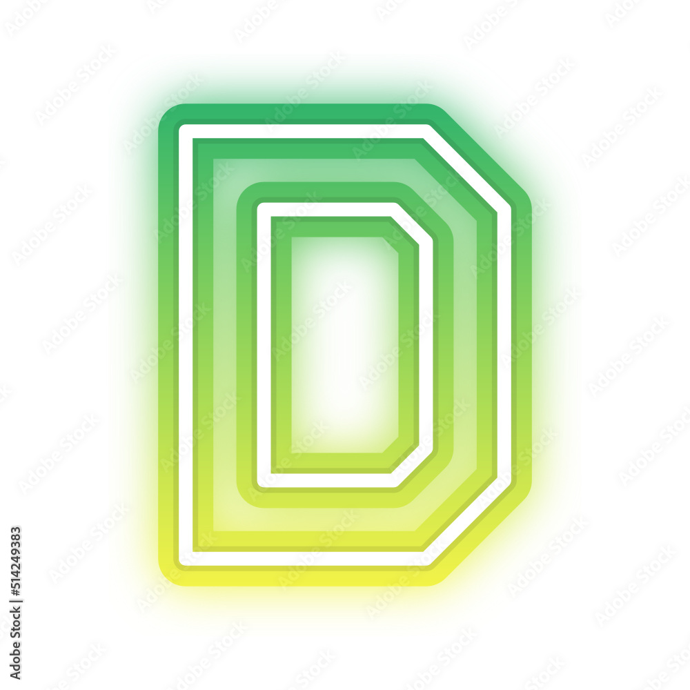 gradient neon alphabet letter font gradient neon alphabet letter font