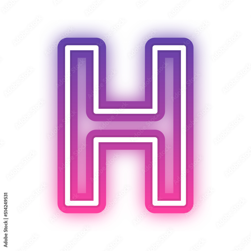 gradient neon alphabet letter font gradient neon alphabet letter font