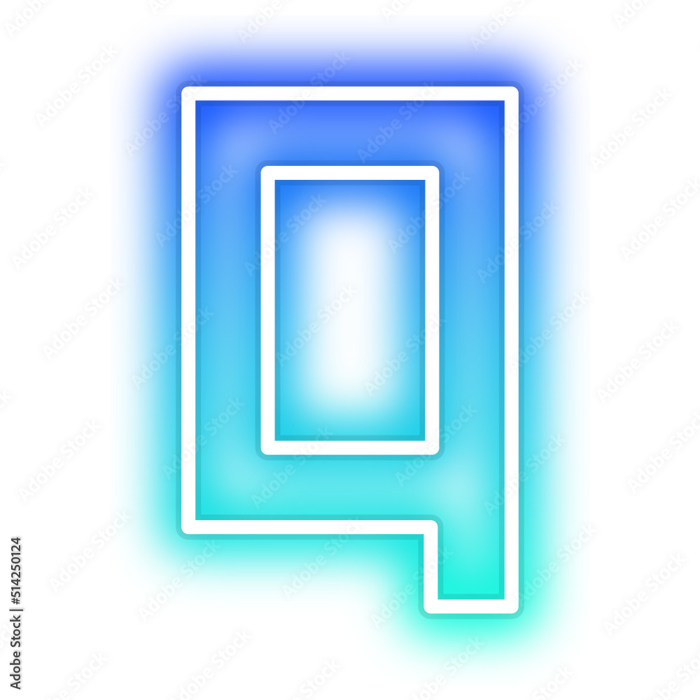 gradient neon alphabet letter font gradient neon alphabet letter font