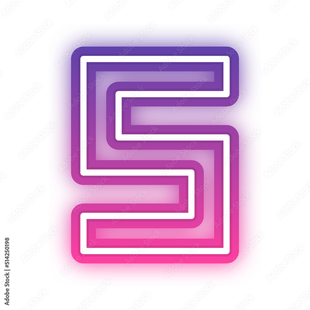 gradient neon alphabet letter font gradient neon alphabet letter font