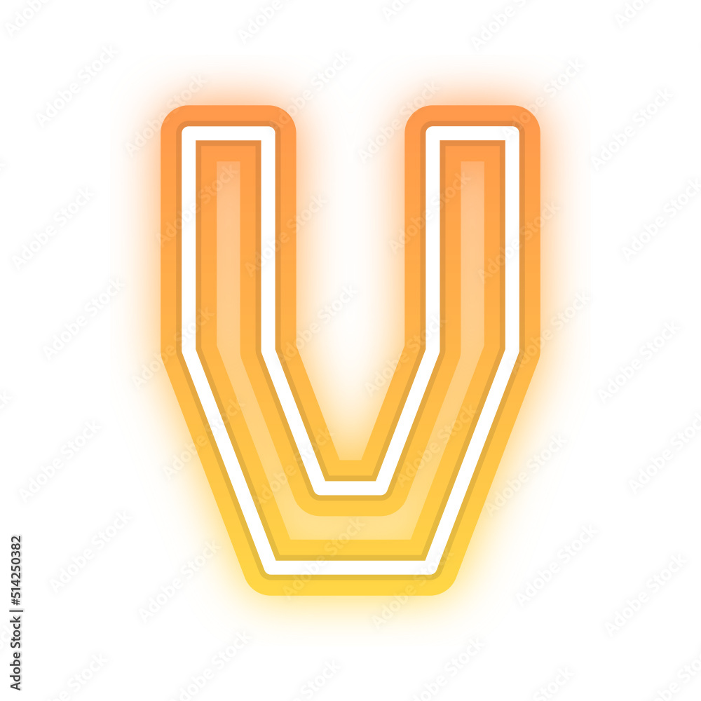gradient neon alphabet letter font gradient neon alphabet letter font