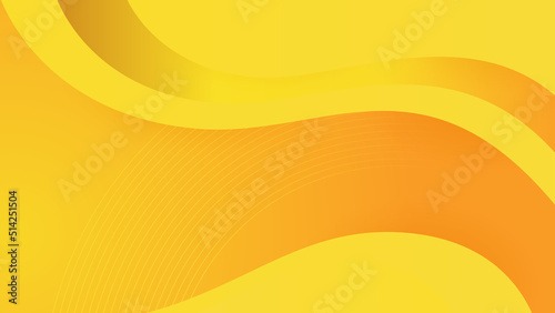 Abstract yellow orange background. Vector abstract graphic design banner pattern background template.