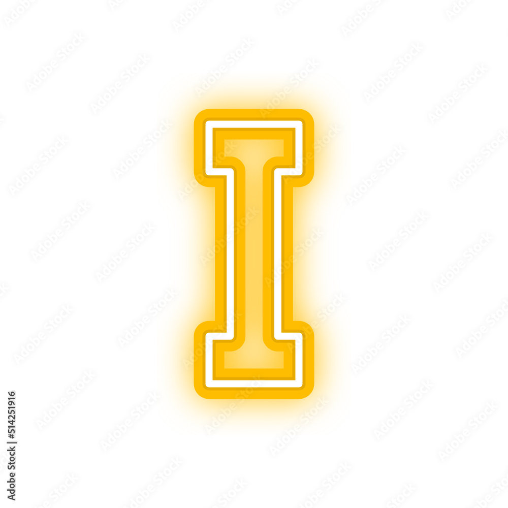 neon roman numeral neon roman numeral