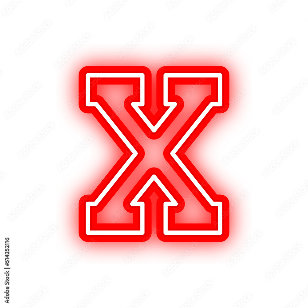 neon roman numeral neon roman numeral