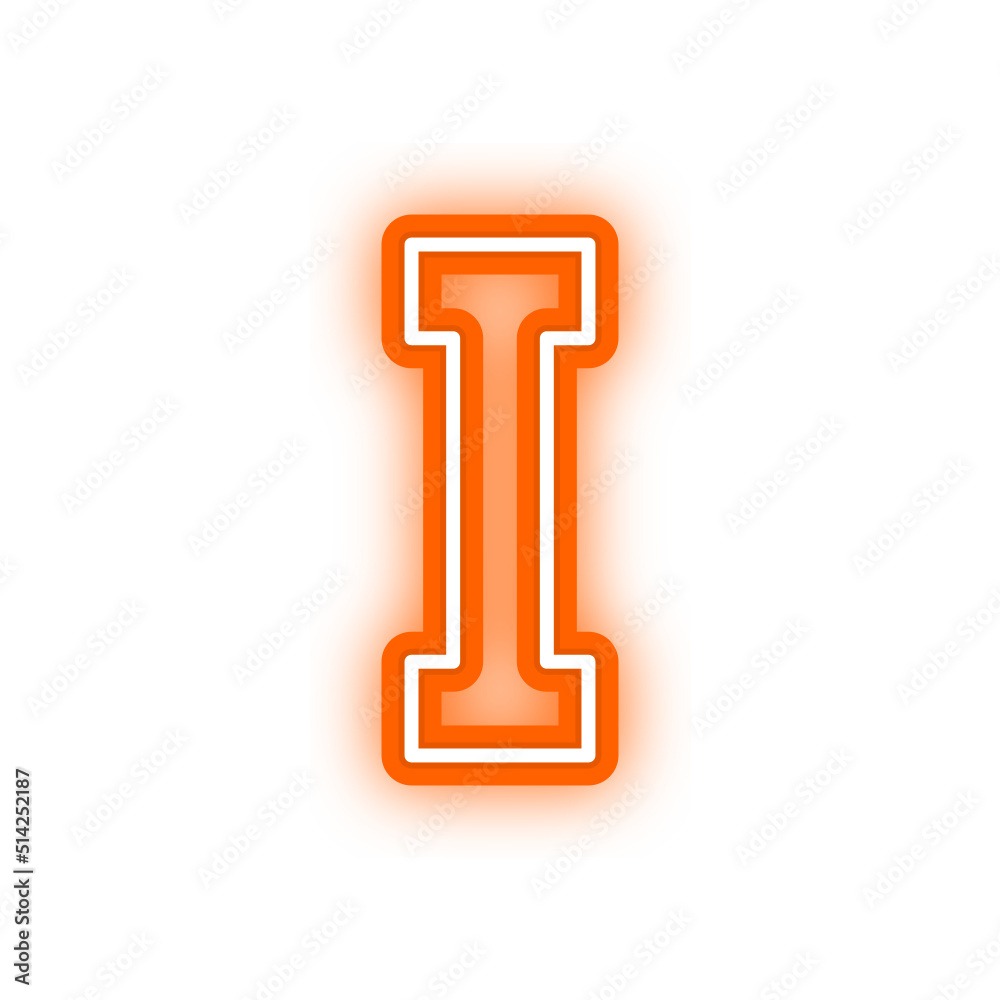neon roman numeral neon roman numeral