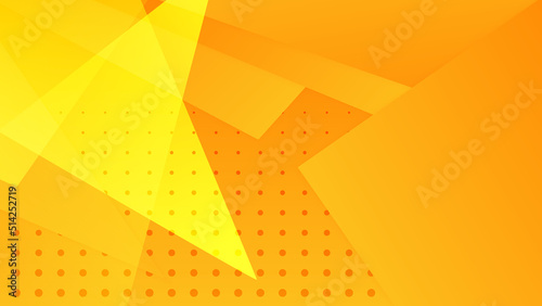 Abstract yellow orange background. Vector abstract graphic design banner pattern background template.