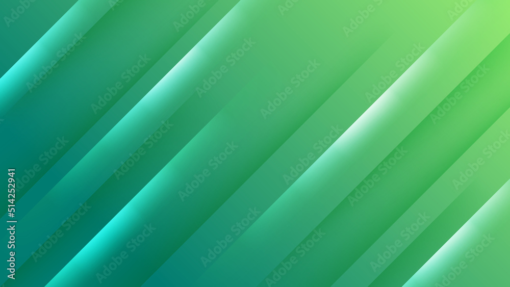 Fototapeta premium Abstract green background. Vector abstract graphic design banner pattern background template.