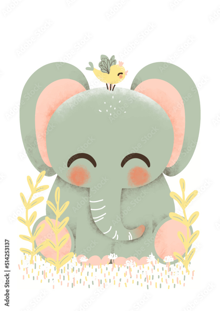 animaux mignons - l'éléphant animaux mignons - l'éléphant